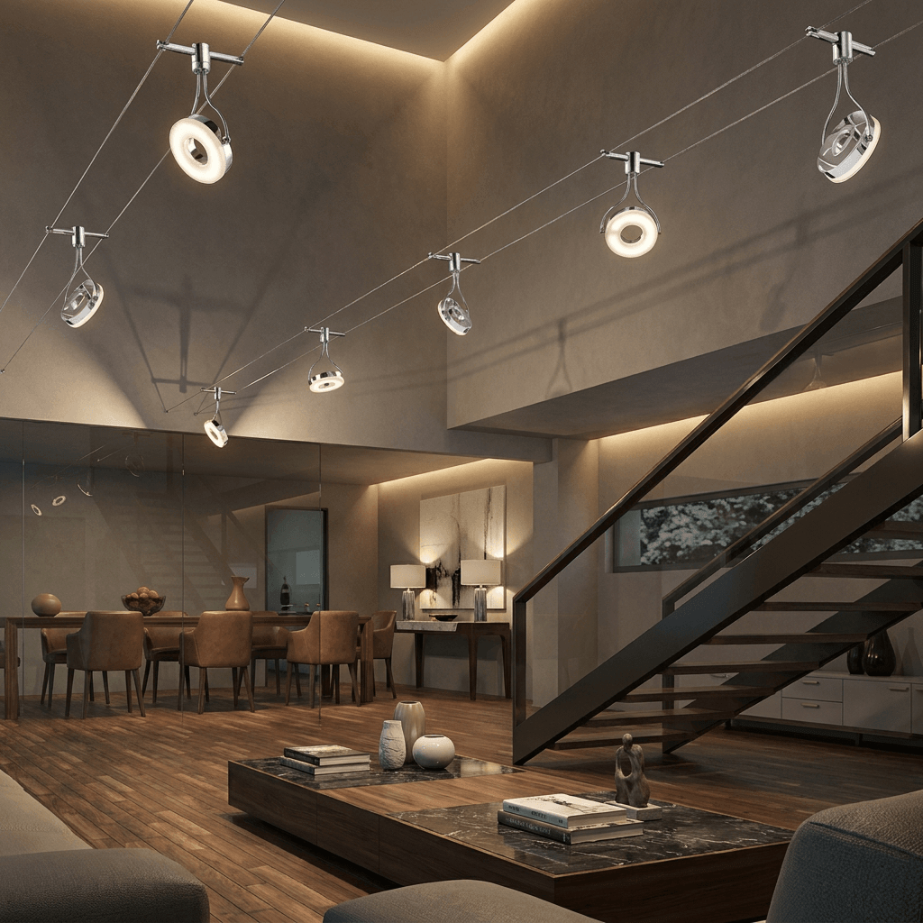 Trio Rennes LED ceiling light